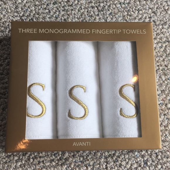 monogrammed towels on sale